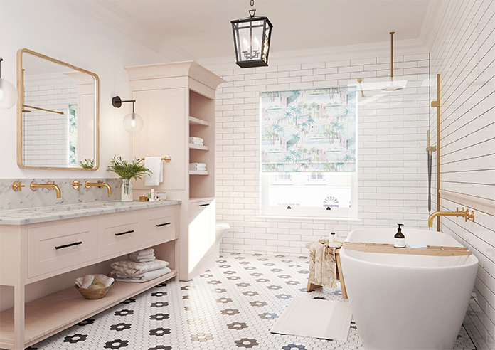 Sunset Boulevard, Watercolour - Twist&Fit Roman Blind - Image 6